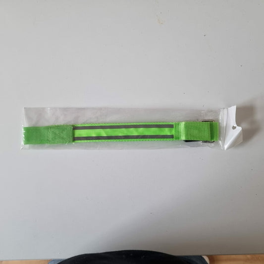 Reflecterende LED armband met drie lichtstanden