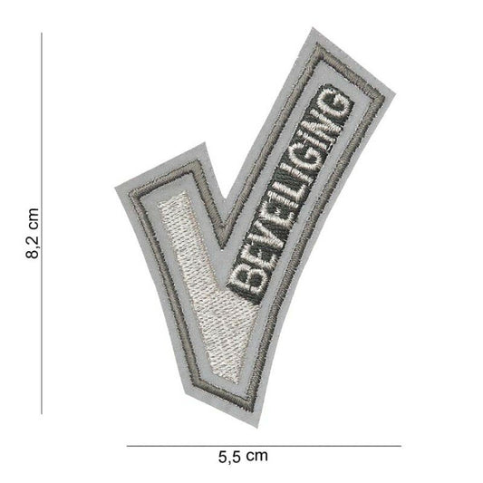 Stoffen beveiligingsembleem voor op uniform